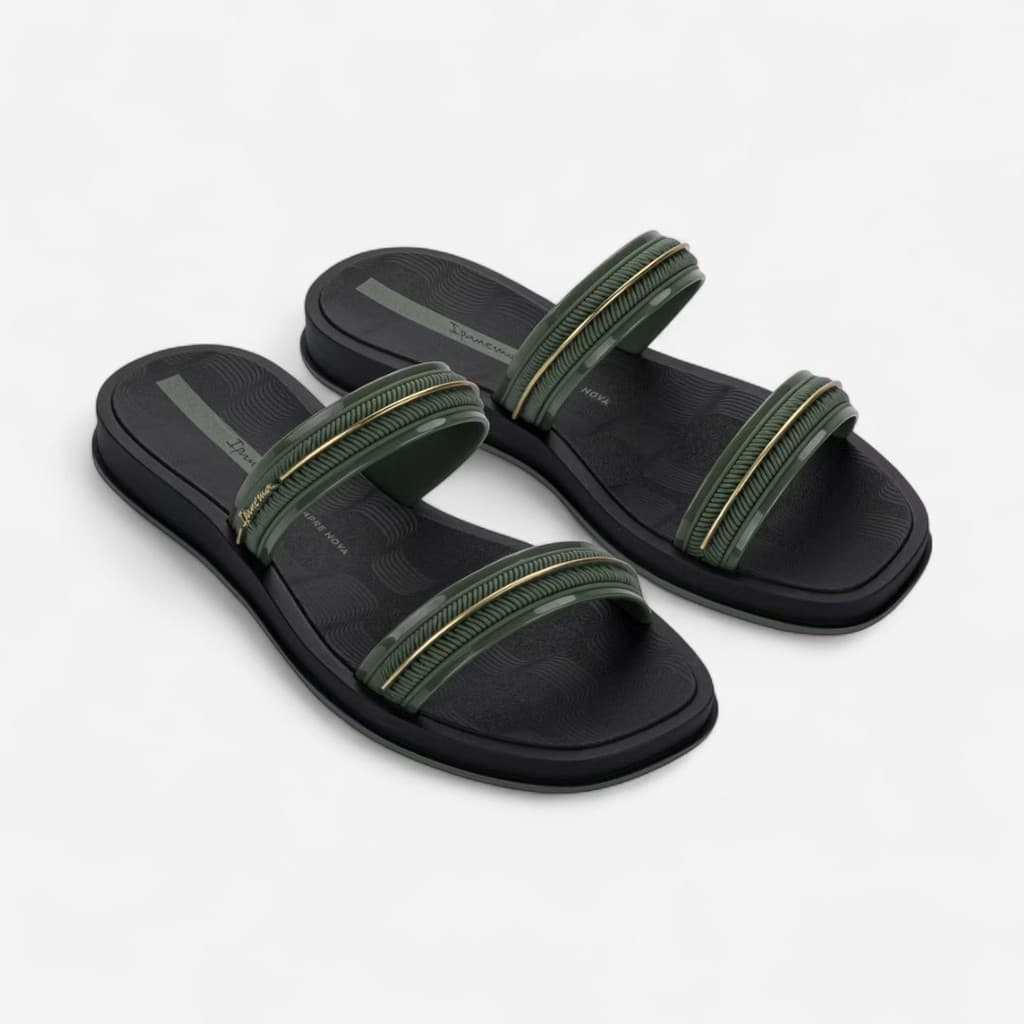 Chinelo Ipanema Glow Slide Verde
