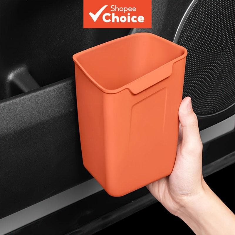 Lixeira Universal Para Porta De Carro , Mini , Organizador De Silicone À Prova D'água