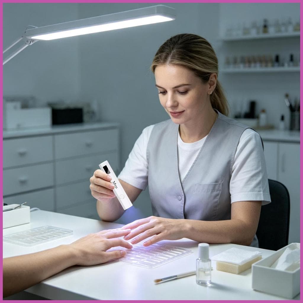 Luz Uv Portátil Para Unhas De Gel De Secagem Rápida Recarregável Lâmpada Do Prego Salão De Beleza Em Casa wsdph