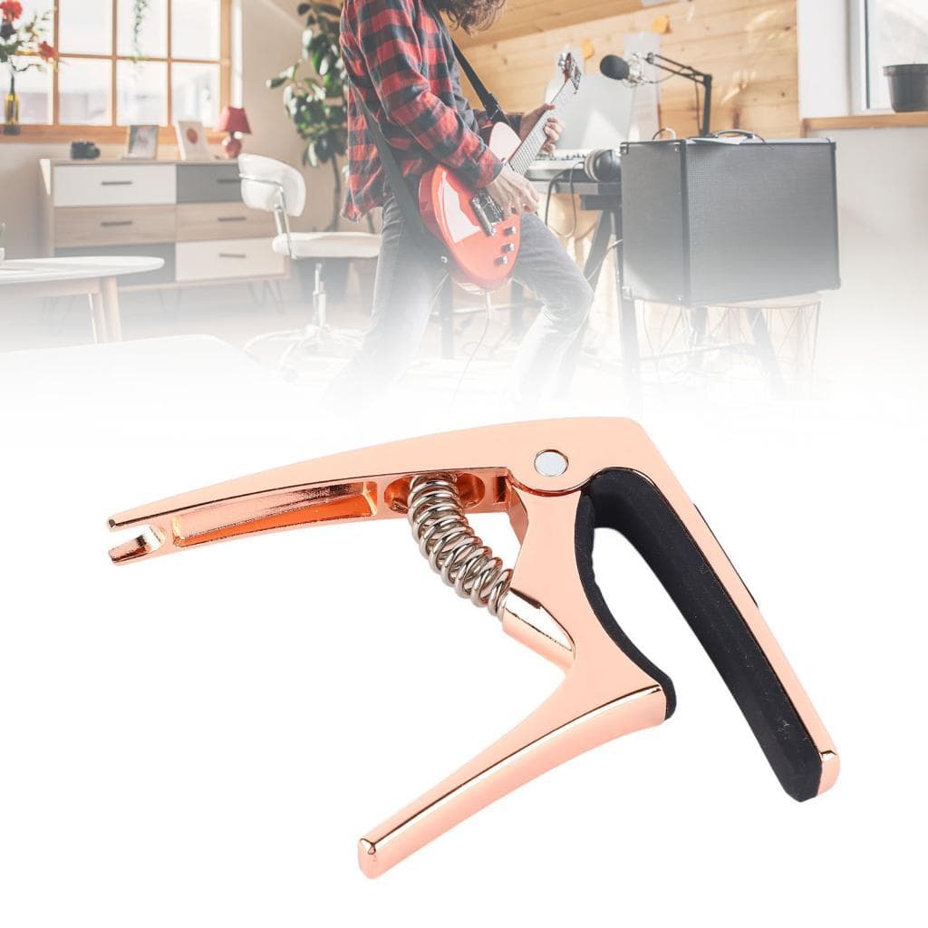 Guitarra capo metal 3 em 1 portátil para guitarras elétricas acústicas acessórios para ukulele