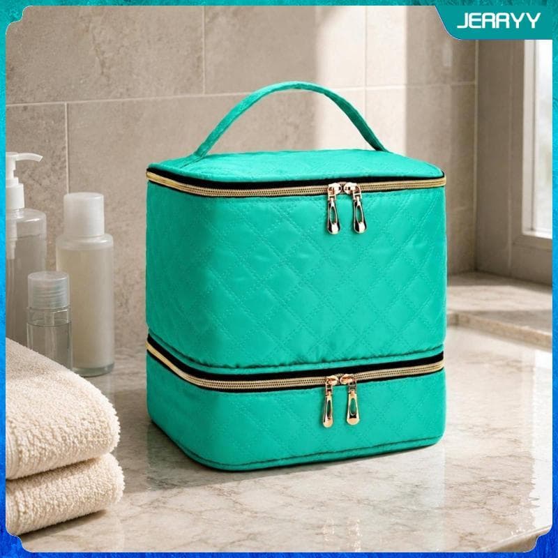 [Wishshopeljj] Organizador De Cosméticos Feminino Bolsa De Armazenamento De Manicure Quarenta Garrafas Estojo De Esmalte