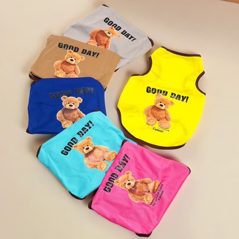 Roupas para cães verão respirável roupas para cachorros roupas de gato verão colete respirável estilo fino roupas Corgi