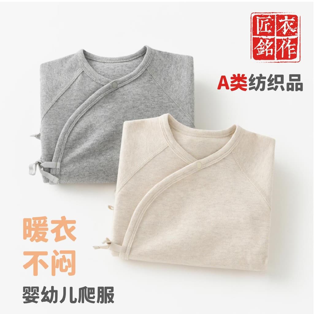Artesão Yimingzuo macacão infantil roupas quentes não abafado macacão com tiras primavera outono inverno estilo monge ro