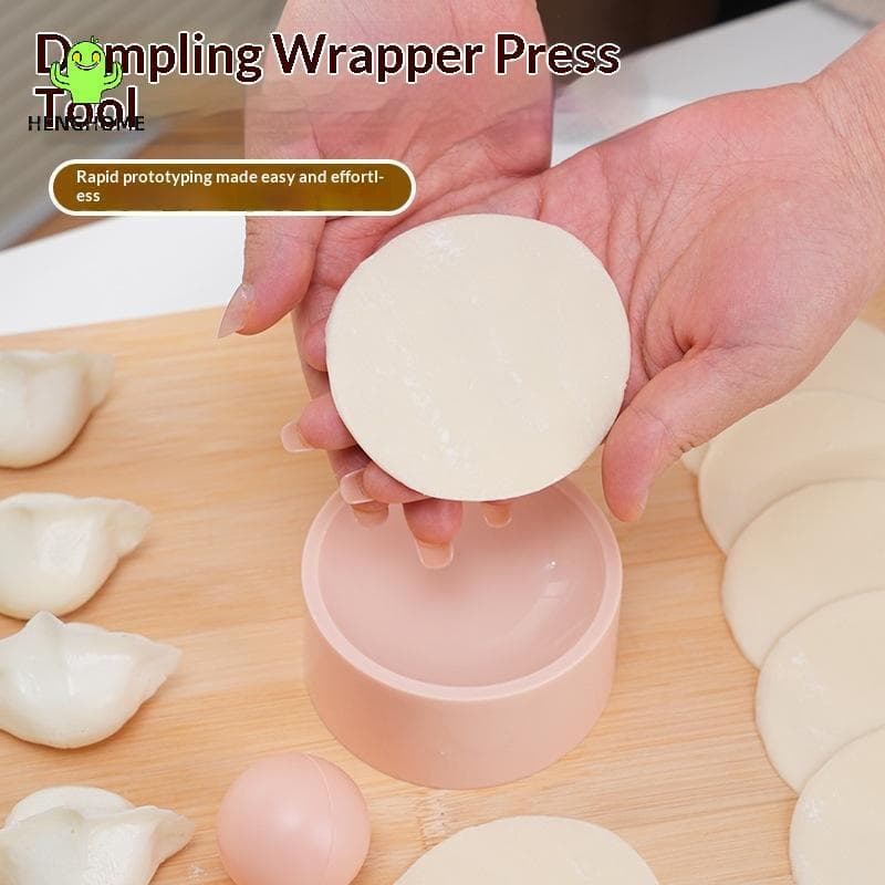 HENGHOME Bolinho De Pele Fabricante De Massa Imprensa Envoltório Molde Forma Redonda Criação Cozinha Essencial Fácil De