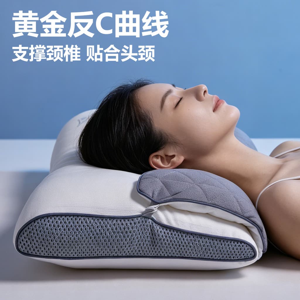 Travesseiro cervical travesseiro núcleo sleep Aid partição cervical travesseiro doméstico sono travesseiro núcleo domést