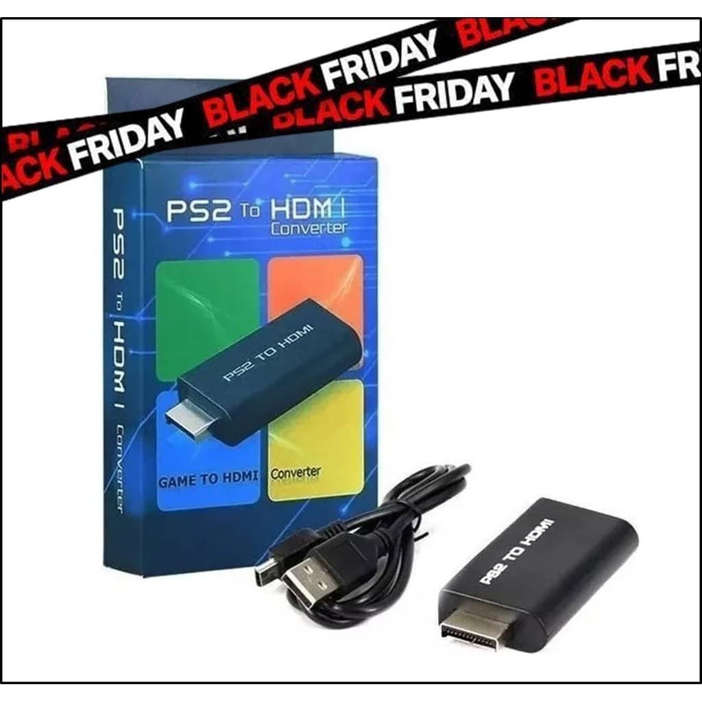 Adaptador Conversor Ps2 Audio Vídeo Av Para Cabo Hdmi a Pronta entrega