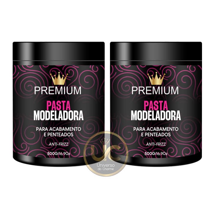 CERA DE MODELAGEM CAPILAR 500G - TIPO POMADA 2 UNIDADES