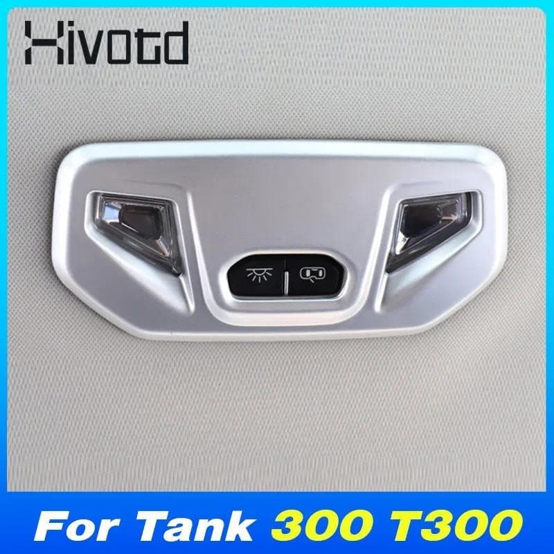Frente Do Carro Luz De Leitura Traseira Quadro Capa Peças Decoração Para WEY GWM Tanque 300 T300 2022-2023 Acessórios In