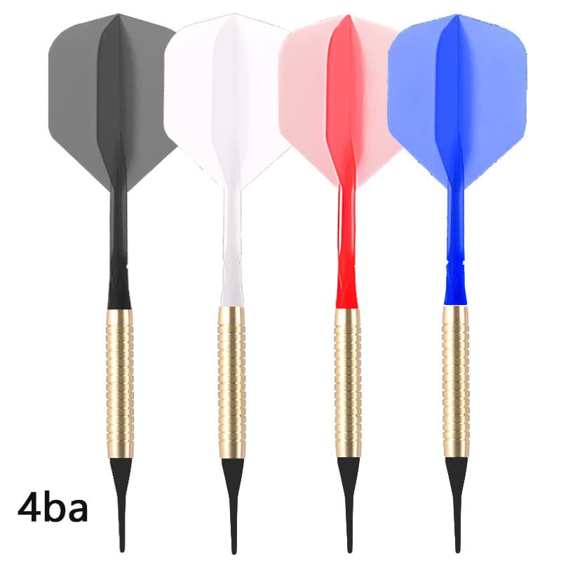 Agulha de dardo macio 4ba 6mm dente grosso integrado dardo cauda Spoiler resistente a quedas masculino dardo estudante u
