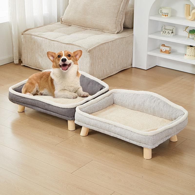 Cama de casal para dois cães, cama para cães, cama para animais de estimação, Bichon, Golden Retriever, cama de pelúcia,