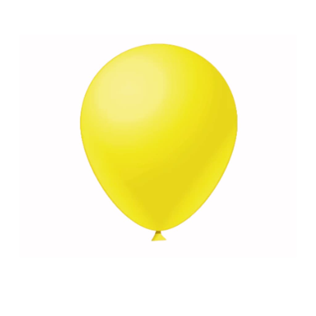 Balão Bexiga Festa Liso 5 Polegadas 50un Festball Amarelo