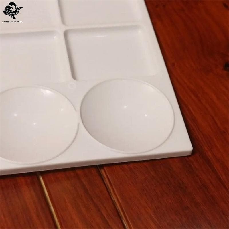PFG 1Pc Pintura A Óleo Paleta De Colorir Água Para Crianças Adultos Arte Acrílico Desenho Bandeja Palete Plástico Estuda