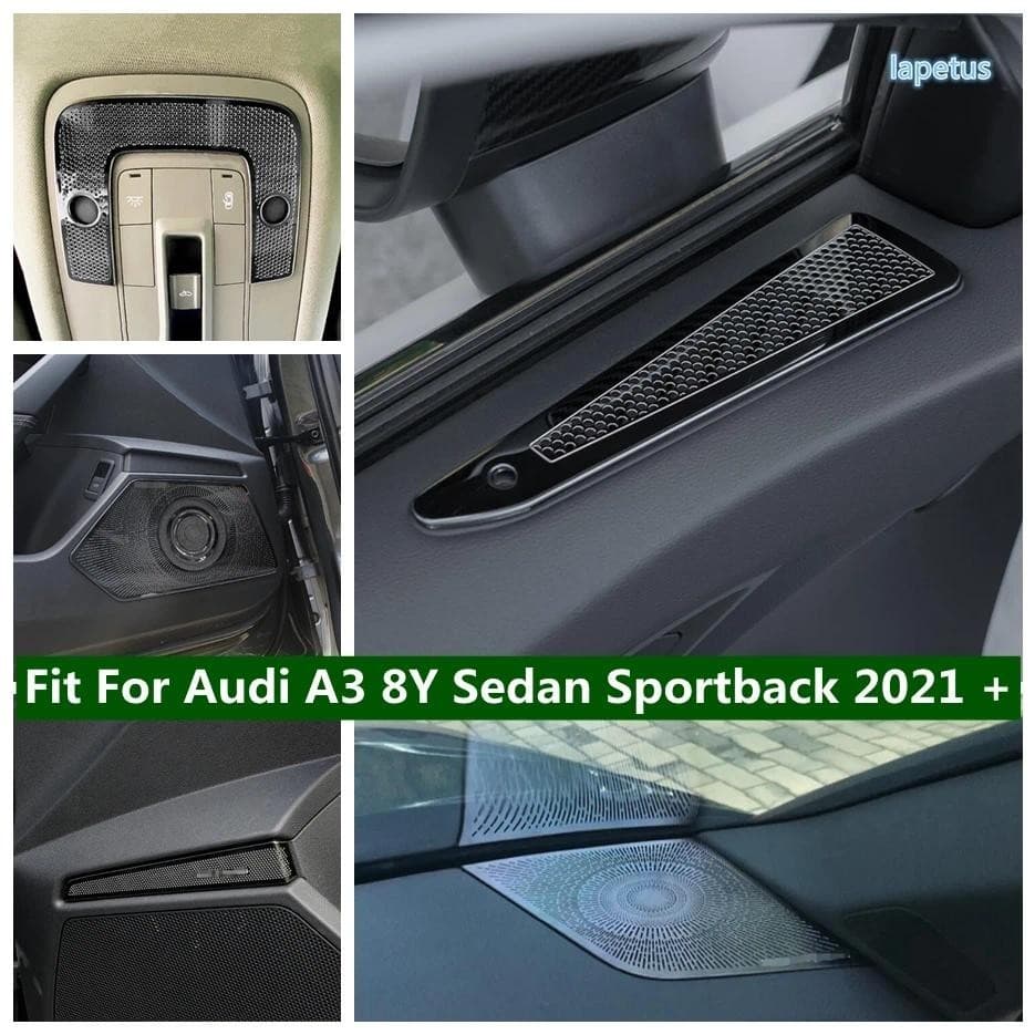 Porta Do Carro Alto-Falante Estéreo Áudio Som Tweeter/Luz De Leitura Capa Da Lâmpada Guarnição Para Audi A3 8Y Sedan Spo