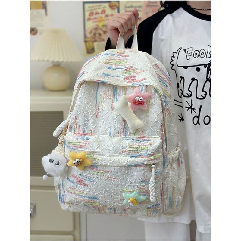 Mochila escolar de alto valor para meninas, estudantes universitários, mochila fofa, mochila macia para meninas, mochila