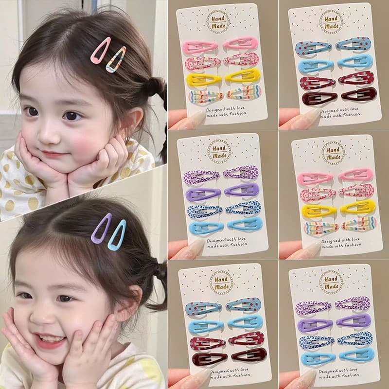Presilhas de cabelo infantis, presilhas pequenas para franja, presilhas para a testa, presilhas coloridas para meninas,