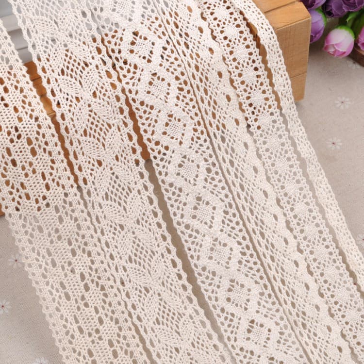 Acessórios de renda de algodão DIY saia decorativa artesanal oco embalagem Floral acessórios para o cabelo materiais ace