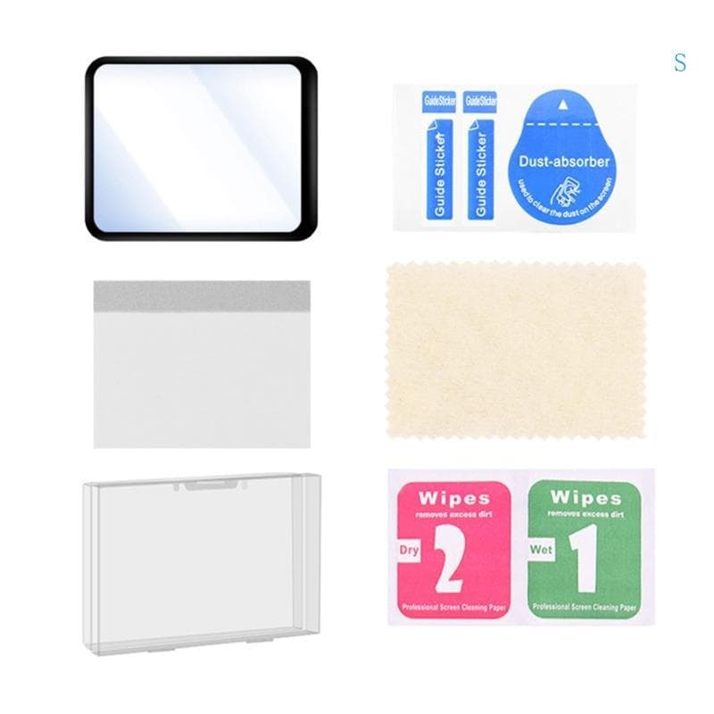 Kit De Proteção De Filme De Vidro Temperado Para Tela De Câmera S Capa X6 Com Toalhetes De Limpeza Absorvente De Poeira
