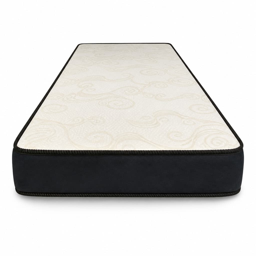 Colchão Solteiro Espuma D33 Firme 17x88x188cm Bege Ortopédico Confortável Resistente Para Cama Box Premium Lançamento