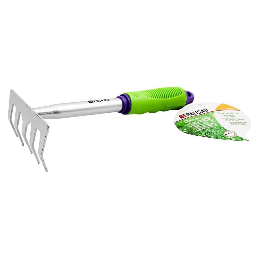 Rastelo Ancinho 5 Dentes 110x280mm Cabo Emborrachado 630038 Palisad