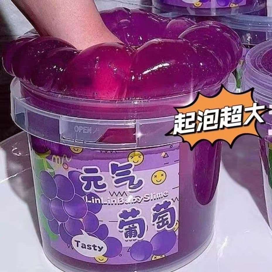 Uva falso abraço de água influenciador de leite venda quente descompressão lama de cristal grosso pitada música falso ág
