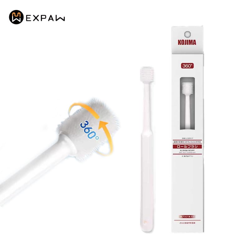 Japão kojima conjunto de escova de dentes para cães animais de estimação remover mau hálito remover cálculo gato dentes