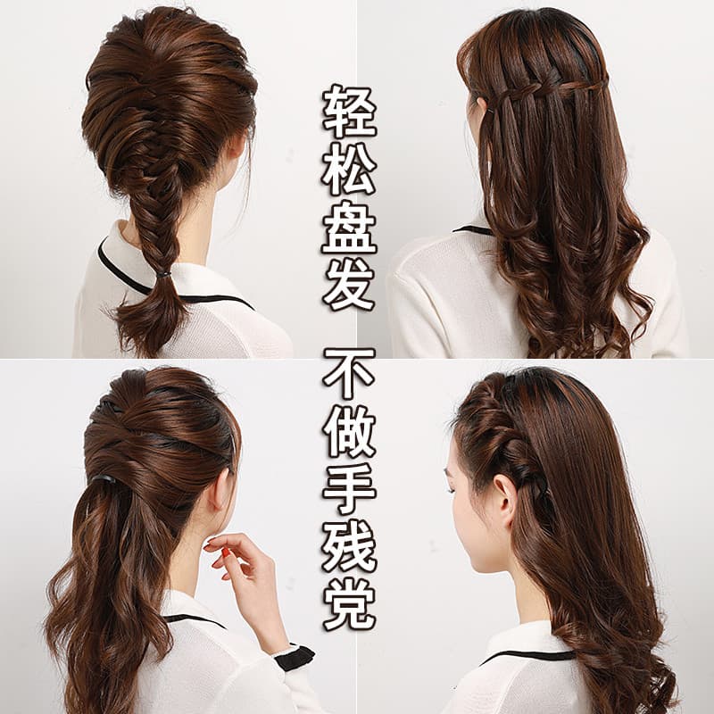 Preguiçoso trançado cabelo automático fofo ferramenta útil laço de cabelo bobinador de cabelo 2026 novo estilo trança de