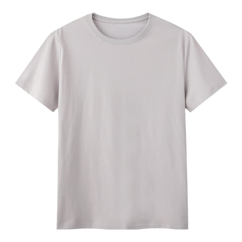 Eisentu Dupont Solona Cool Feeling Ice Silk Cotton Camiseta masculina de manga curta meia manga cor sólida respirável