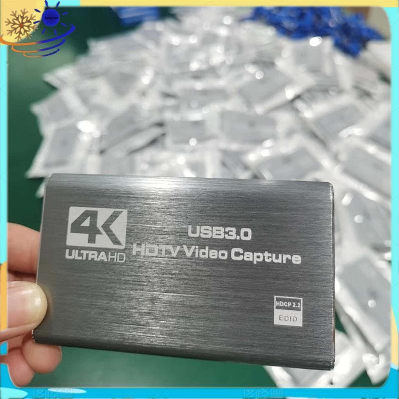 [Le's Shop] USB 3.0 1080P HD Grabber Para Placa De Captura De Jogo OBS Vídeo 4K Compatível Com Ao Vivo