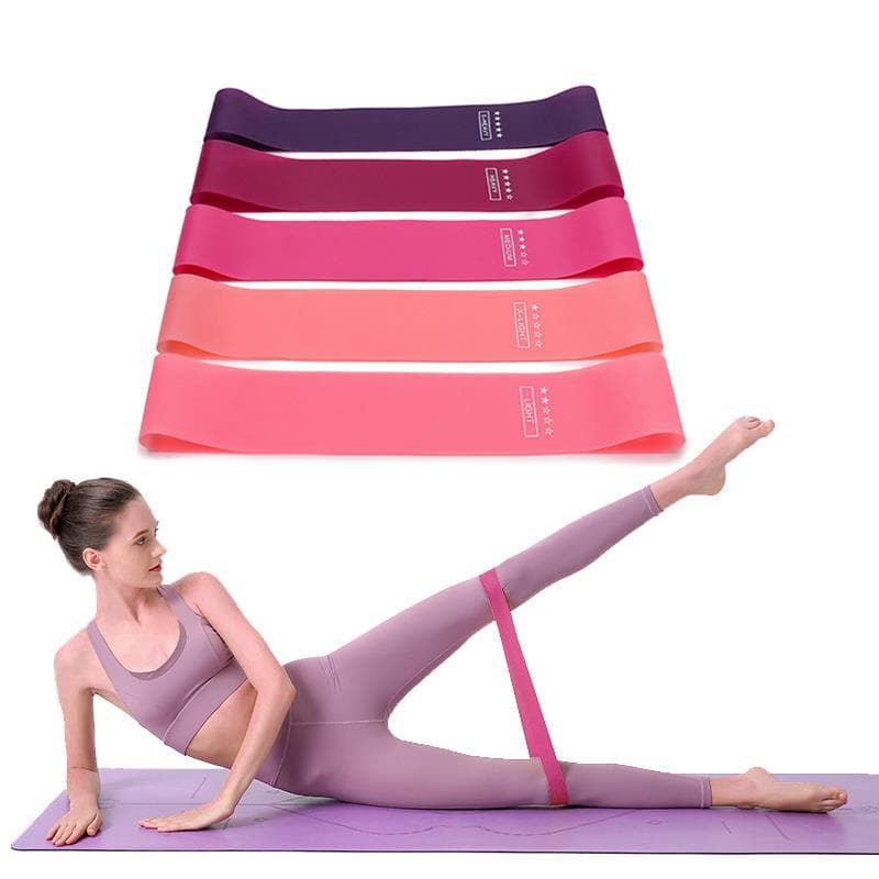 Faixa de resistência portátil feminina agachamento nádegas faixa de tensão ginásio equipamentos Yoga faixa de tensão fog