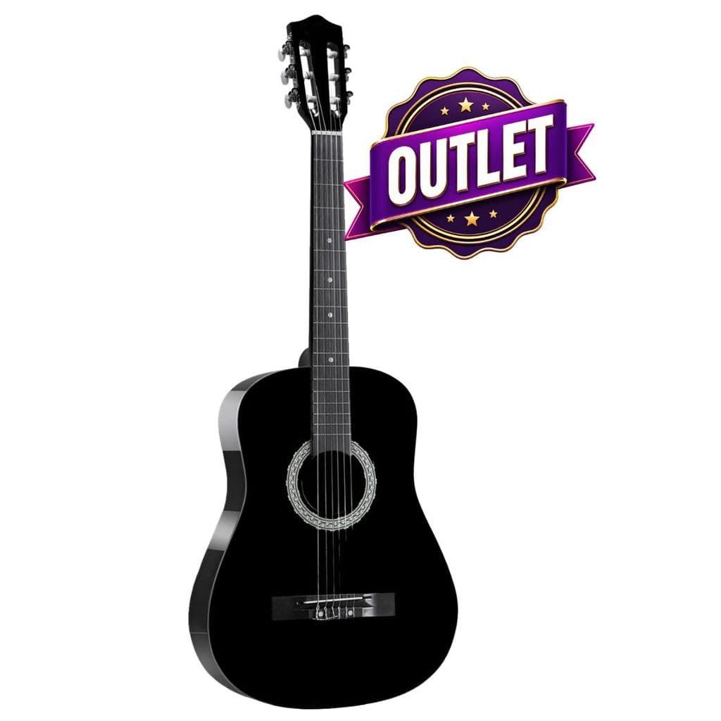 Violao Acustico Bravo Music AN100 BK Nylon 38 Pol Classico Para Iniciantes Estudo Acabamento Preto Brilhante 38in Outlet