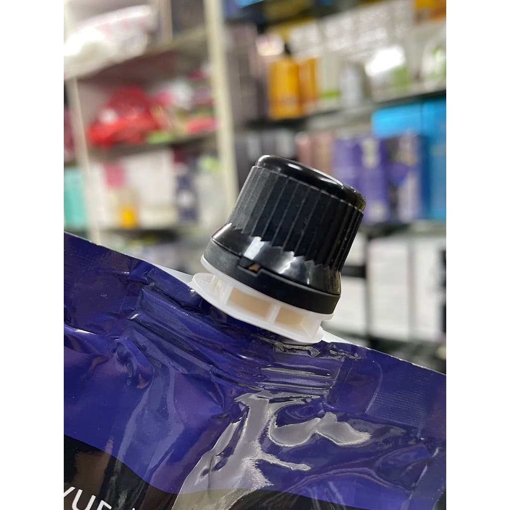 [2 caixas] Barbeiro dedicado Caviar óleo preto antiaderente couro cabeludo creme de cabelo preto caixa única capacidade