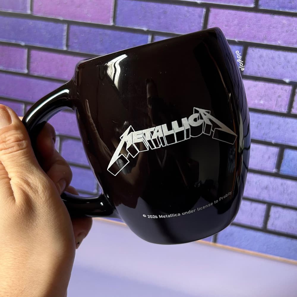 Caneca Metallica Fãs Banda Rock 400ml Licenciada Presente Criativo