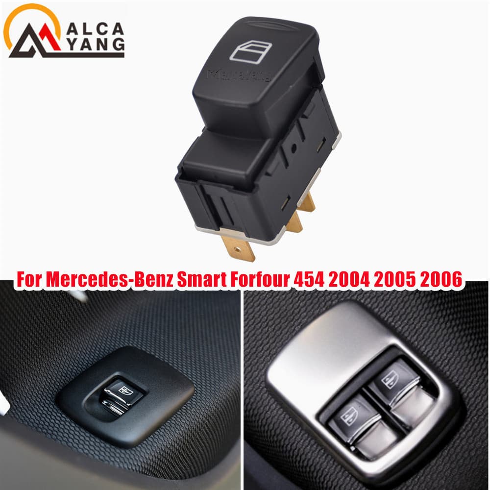 Botão Interruptor Do Regulador Da Janela De Energia Elétrica Carro A4548201010 Para Mercedes-Benz Smart Forfour 454 2004