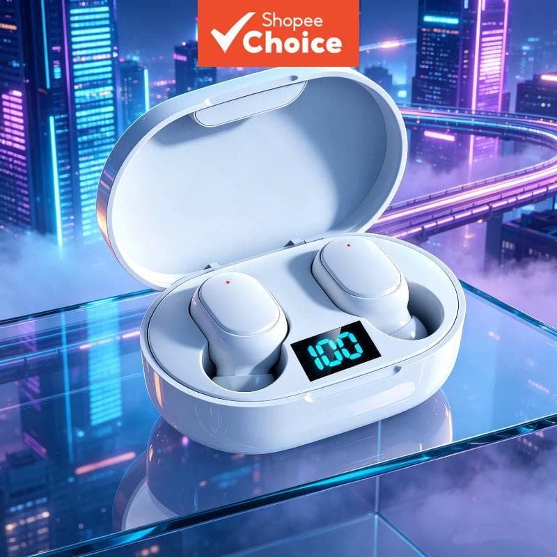 Fone de Ouvido TWS Bluetooth 5.3 Fones de Ouvido Sem Fio Estéreo Hi-Fi Esportivos Earbuds Fones de Ouvido Com Microfone