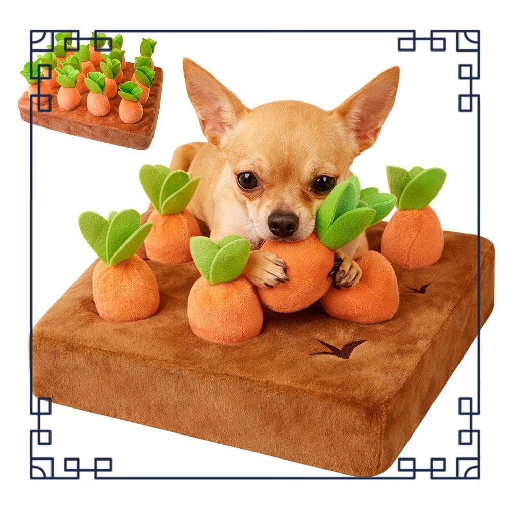Tapete De Snuffle De Cenoura , Brinquedo Interativo De Alimentação Interativa De Cenouras Removíveis , Brinquedos De Mas