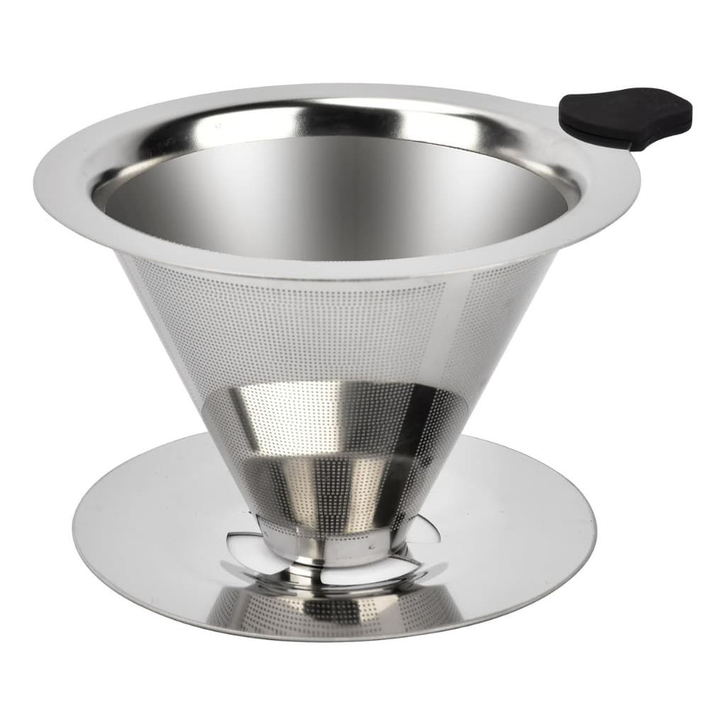 Filtro Coador de Café em Aço Inox Reutilizável Passador Lavável