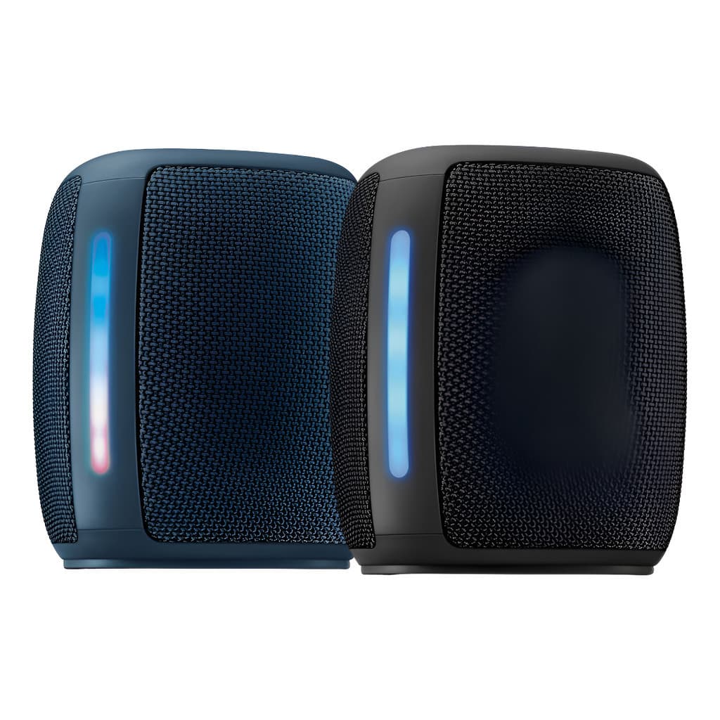 Caixa de Som AIWA Speaker, 15W, Bluetooth, IPX4, RGB, AWS-SP-03-B Resistente a Agua Garantia e NFe