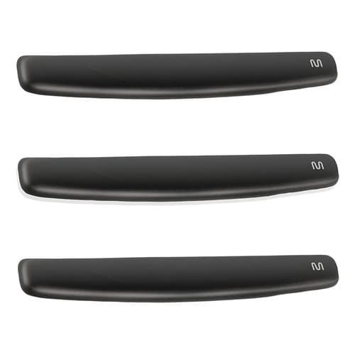 Kit 3 Apoios De Pulso Multilaser Teclado Em Gel Preto Ac033
