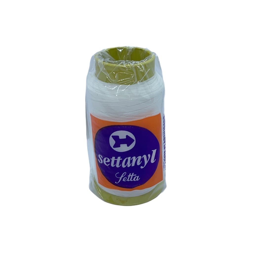 Linha de Poliamida Settanyl 60 Branca Cor 80 (23g) - 1 rolo