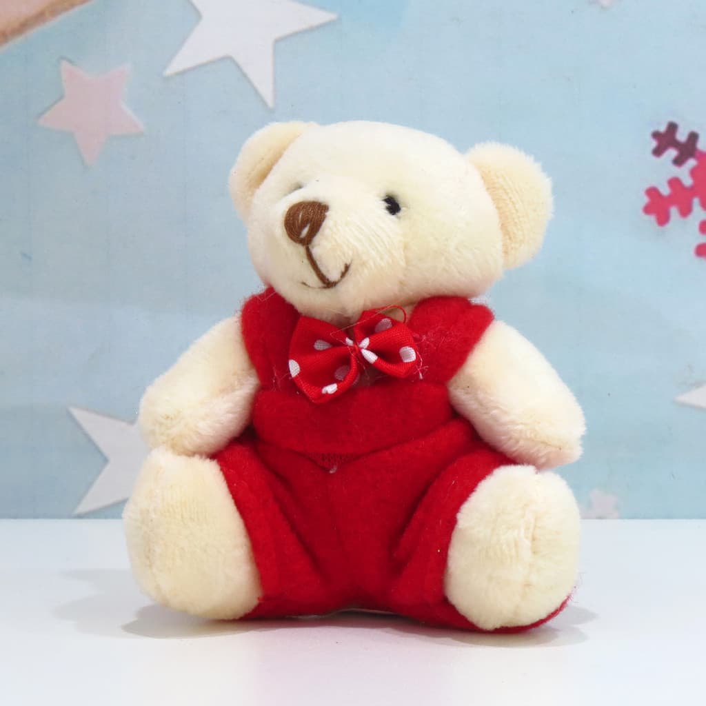 Mini Urso Decorativo Pendente Enfeite De Natal Sortido 8cm