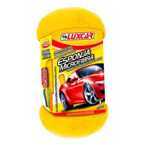 Esponja Microfibra Lavar Carros E Motos Lavagem Automotiva