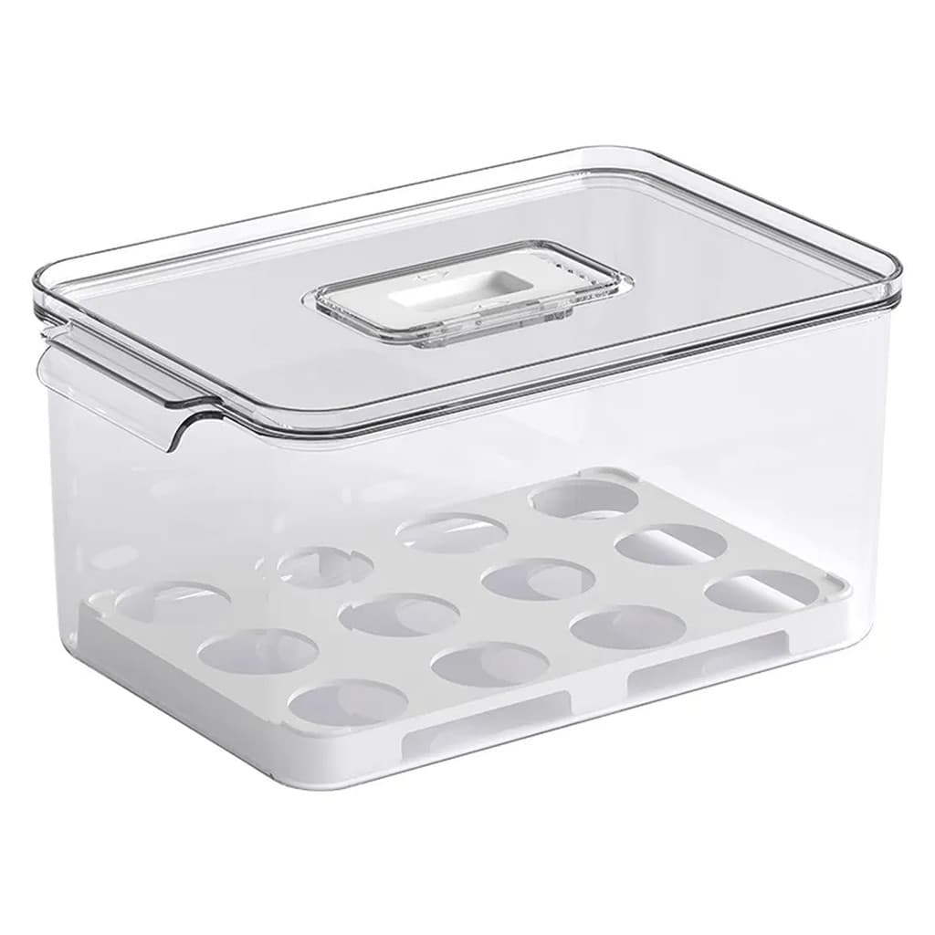 Organizador de Ovos DRY P/ Geladeira Com Tampa 24 Ovos COZA