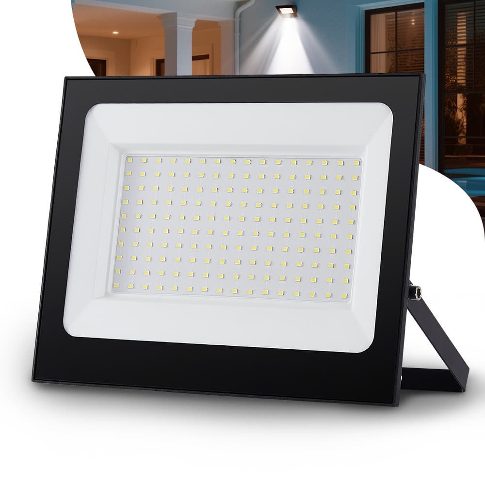 Refletor LED 1000W Holofote Bivolt à Prova d'Água Super Brilhante e Econômico Frio Externas