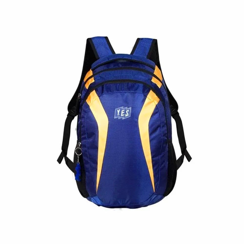 Mochila Yes c/2  Ziper Azul/Amarela MC1805