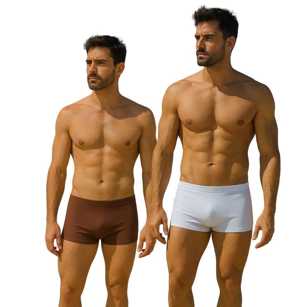 Sunga Box Masculina Com Forro Proteção UV Roupa De Banho Praia Piscina Cachoeira Adulto