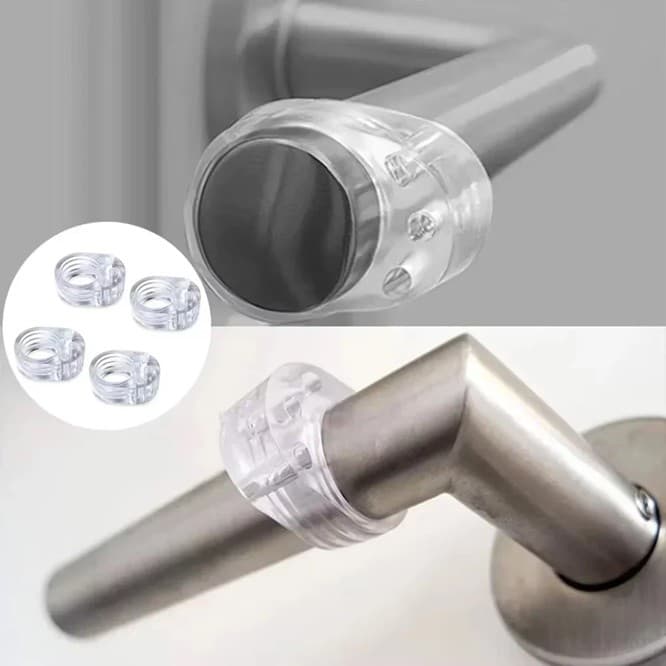 Protetor de Silicone Anti Impacto para Maçanetas de Portas - Kit com 4