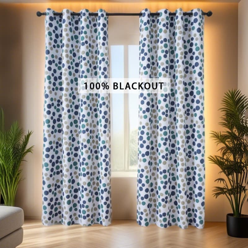 Nordic simples blackout completo impresso acabado cortina de pano blackout engrossado de alta densidade cortinas de teci