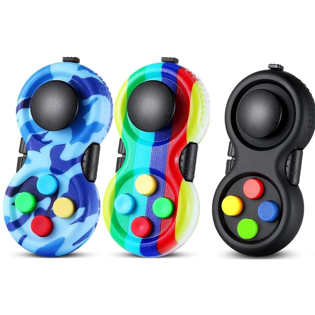 Controle Deslizante EDC De Metal Industrial Futurista | Cartão Infinito Trackless Com Tactil Giratório