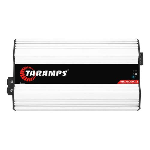 Modulo Taramps Md 8000 2 Ohms Potencia 8000w Amplificador 8000watts Rms Som Automotivo Md8000 Branco