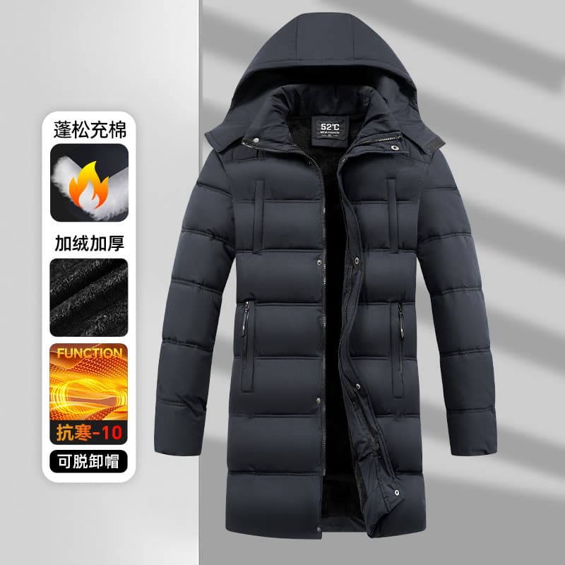 Nova Jaqueta De Inverno Masculina-15 Graus Engrossar Quente Parkas Com Capuz Velo Jaquetas Masculinas Outwear Casaco De